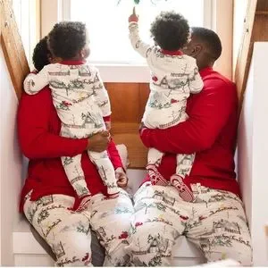 Burt's Bees Pajamas Burts Bees Family Matching Santas Sleigh